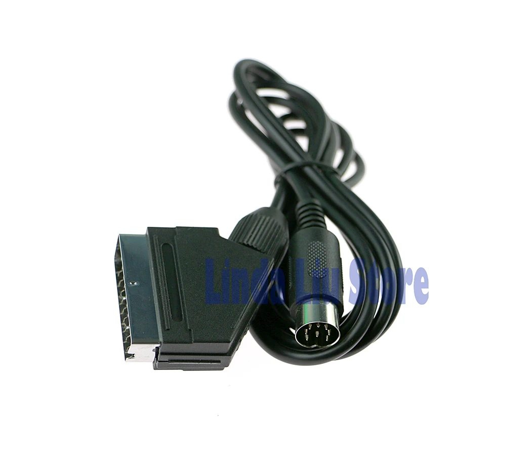 Chengchengdianwan 1.8 متر rgb سكارت مرئيات الحبل tv الرصاص 1 md ل sega genesis 1 ميجا محرك MD1 pal v-دبوس 2 قطعة/الوحدة