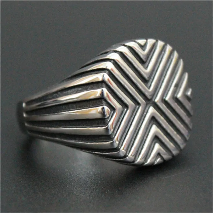 Support Dropship Lastest Hot Ring 316L Stainless Steel Top Quality Fashion Cool Design Rock Man Ring