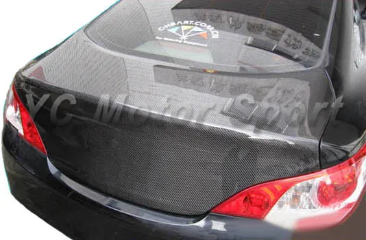 Car Accessories Carbon Fiber OEM Style Trunk Fit For 2010-2011 Rohens Genesis Coupe Rear Trunk Bootlid Tailgate