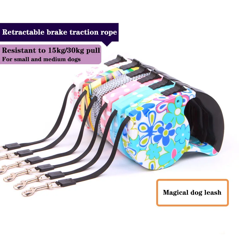 

Pet Automatic Telescopic Traction Rope, Flat Rope, Tractor Dog