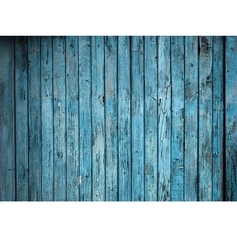 Funnytree photography background blue royal abstract wood wall floor decor backdrop photocall photo studio printed