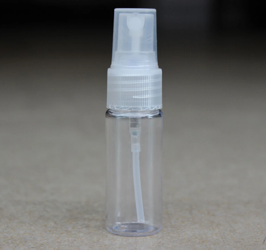 500 x 15ml PET Transparent Perfume Mist Spray Bottle 1/2oz Clear Cosmetic Packaging Perfume Container