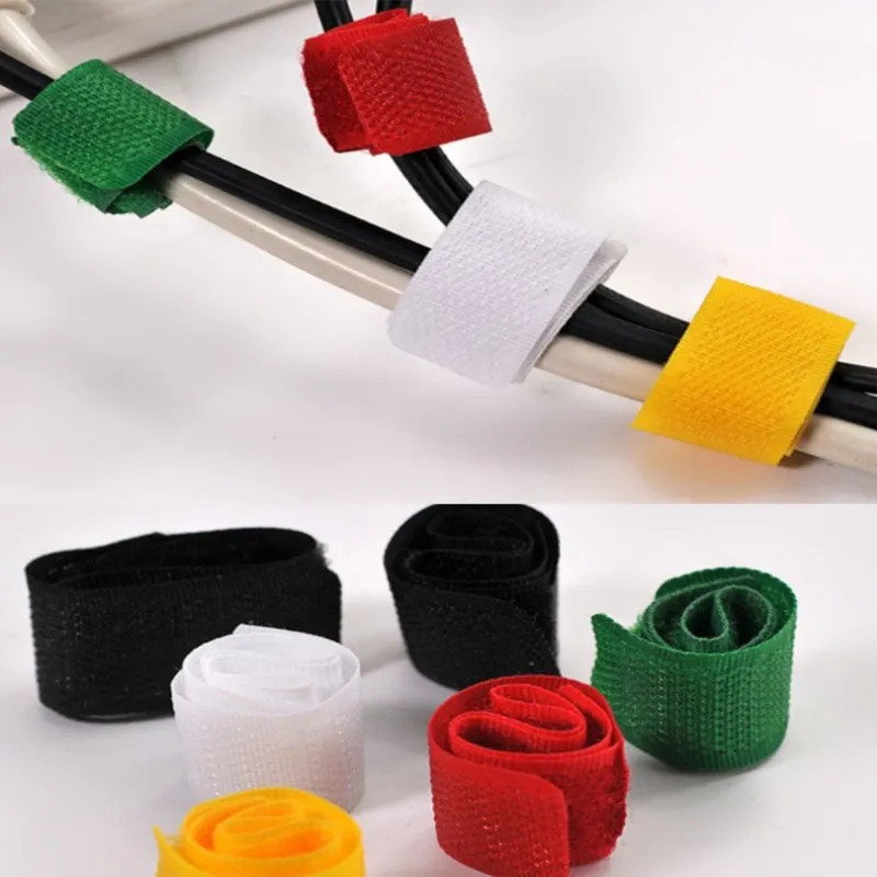 50Pcs Colorful Nylon Cable Ties Winder Wire Organizer Cable Earphone Holder Cord Wire Management Cable Protector