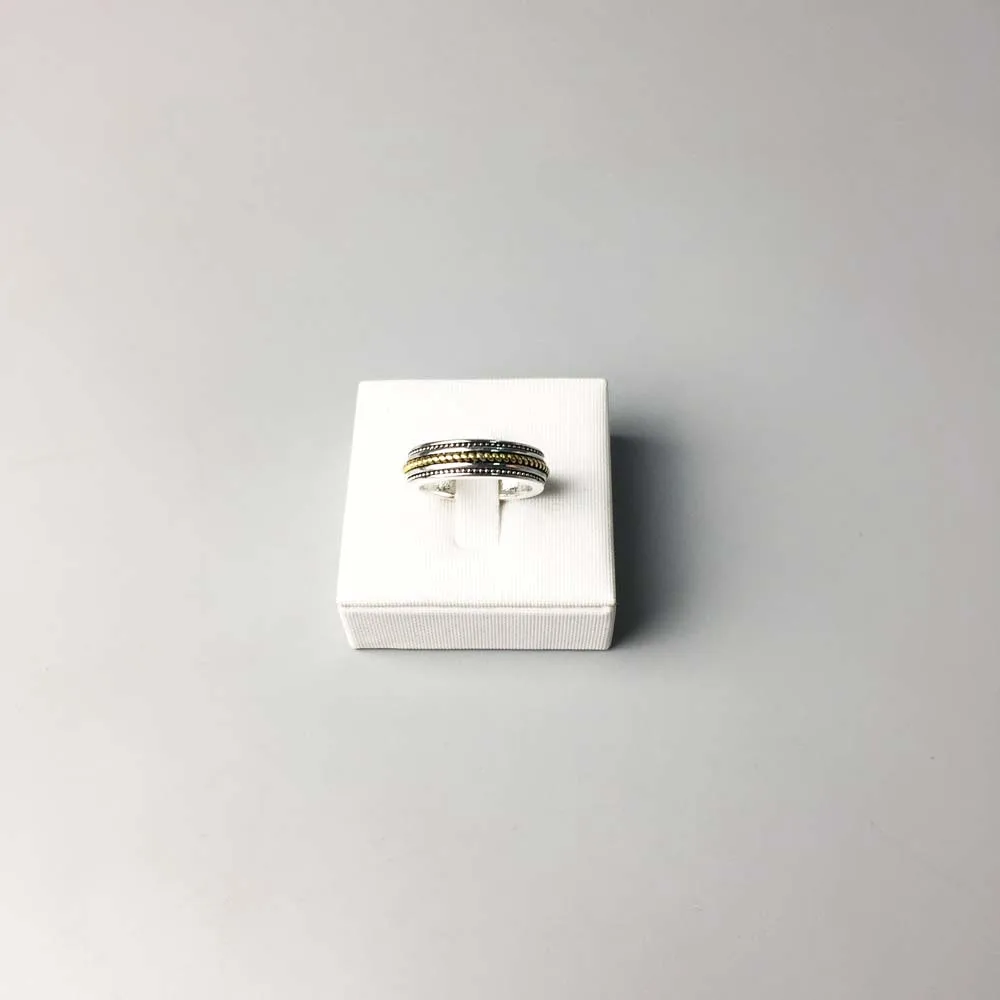 Rings Gold Color Rope 925 Sterling Silver Gift For Men Women, Europe Style Fashion Eternity Rings  Fashion Jewelry Wholesale