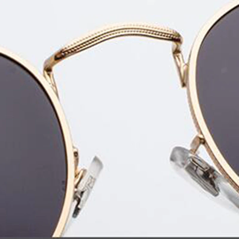 Luxury Mirror Sunglasses Women/Men Brand Designer Lady Classic Round Sun Glasses UV400 Outdoor Oculos De Sol Gafas