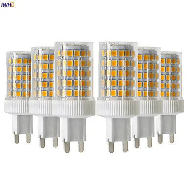 IWHD 4W LED Lamp G9 220V 86xsmd3528 320LM G9 LED Bulb Ceramic Bi-pin Lights Replace Halogen Dimmable 110v-220v