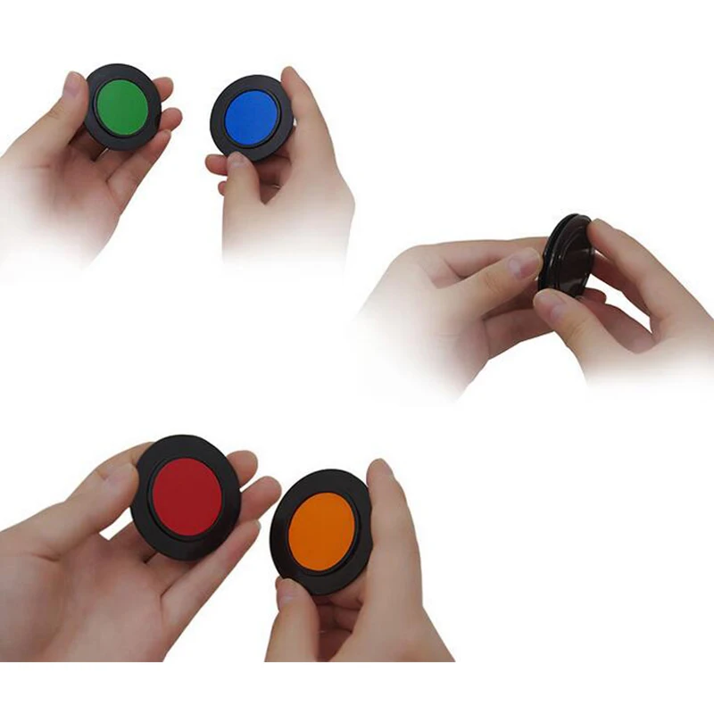 1 set  Rainbow color changing chips close up Magic Tricks Street Mentalism Fun Stage magic ChildrenToys 81142