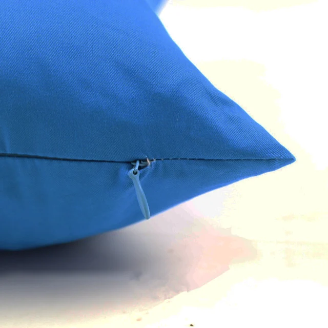 Solid Colorful 100% Cotton Thin Twill Khaki Throw Pillow Case Hotel Chair Cushion Cover For Sofa Home Decor 45x45 40x40 50 60 70