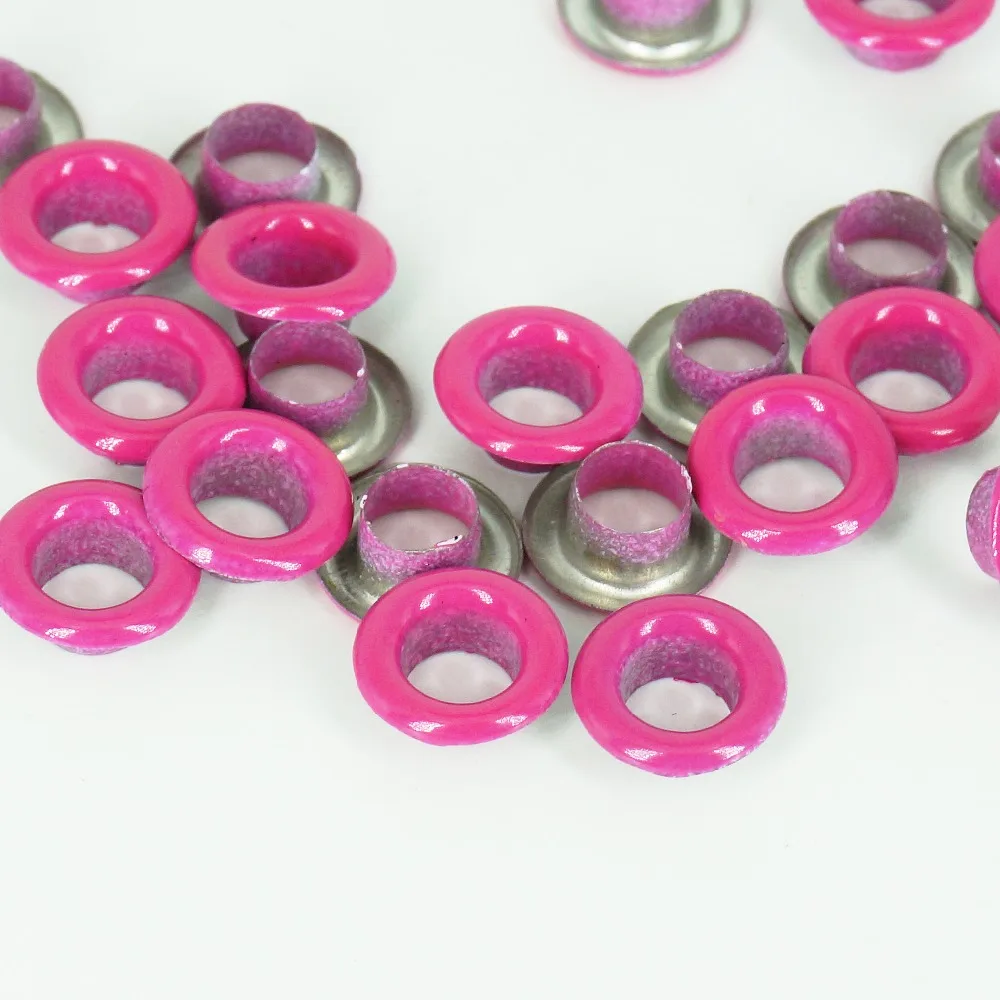 100pcs 10 colors selected Scrapbook Eyelets Inner Hole 5mm Metal eyelets For Scrapbooking garment clothes eyelets,Apparel Sewing