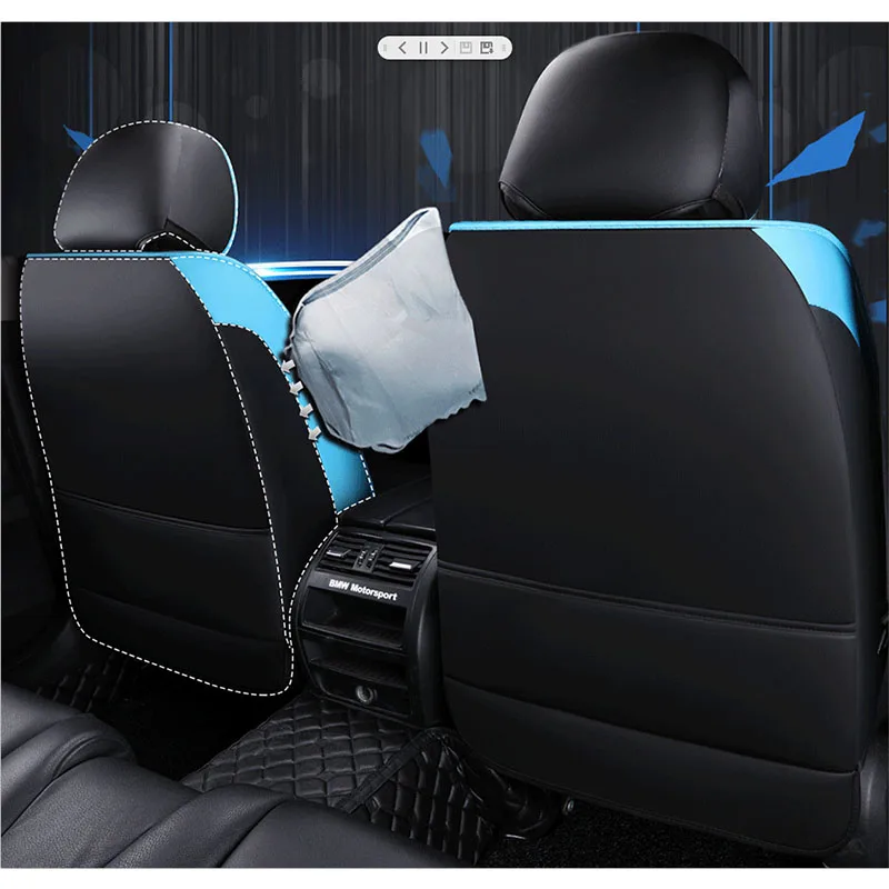 5 Seat Front+Rear Car Seat Covers for Toyota Pruis Hilux FJ Cruiser Crown Yaris LC Prado Venza Zelas Vios Auris Matrix Corolla