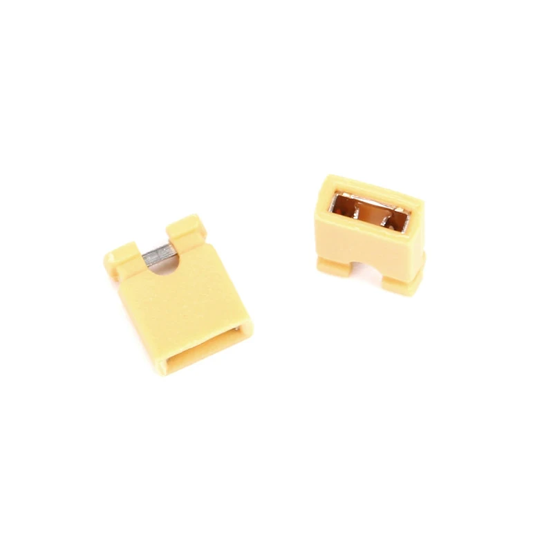 100pcs Pin Header Jumper blocks Connector 2.54 mm for 3 1/2 Hard Disk Drive CD/DVD Drive Motherboard and/or Expansion Car