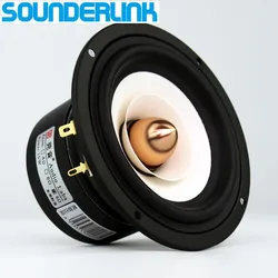 2pcs/lot Sounderlink Audio Labs Top end 4 inch Full Range monitor Speaker tweeter woofer Aluminum Bullet hea 2 Layer kapton 4Ohm