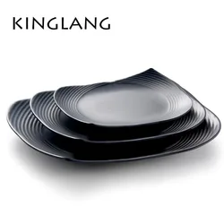 New design plate and bowl set for wholesale restaurant sushi bar dinning plate and hotel tea japanese sushi dish