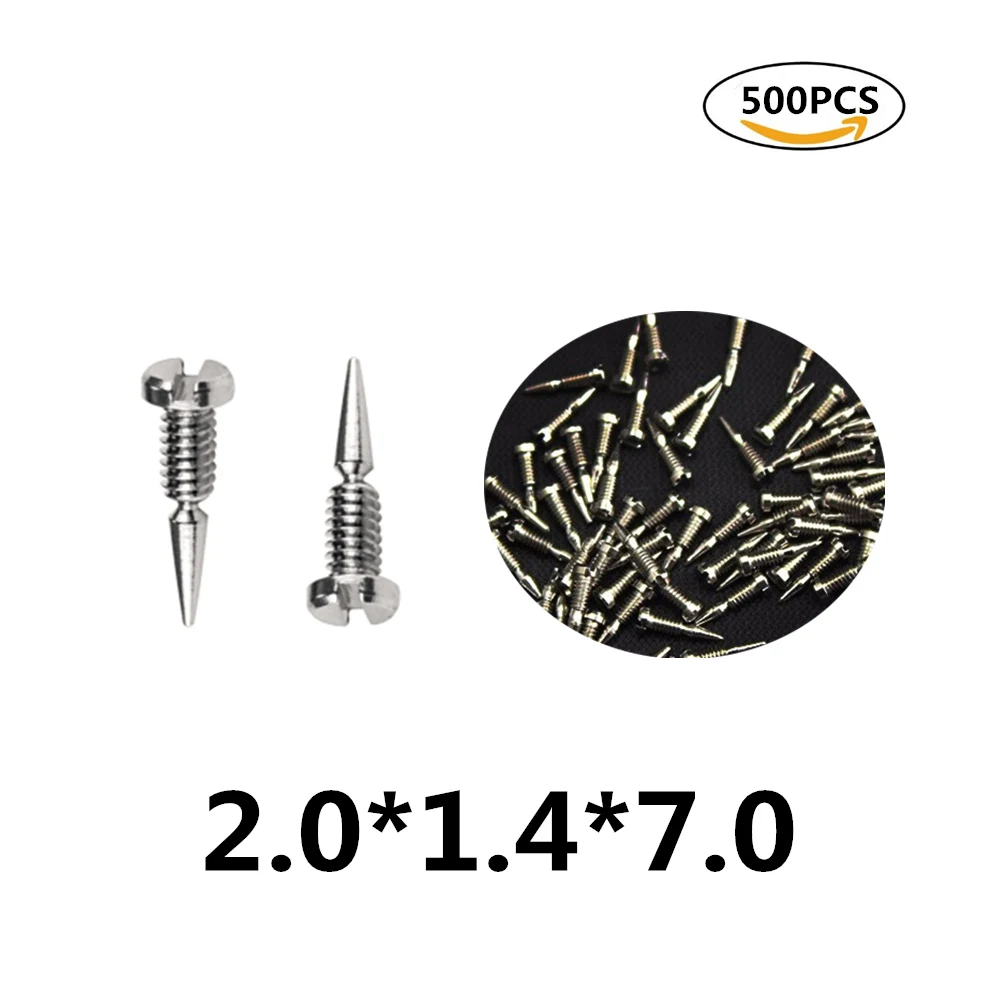 500pcs eyeglasses screw self cut screw for eyeglasses repair screw eyeglasses tapping screw accessories by Dhoptical