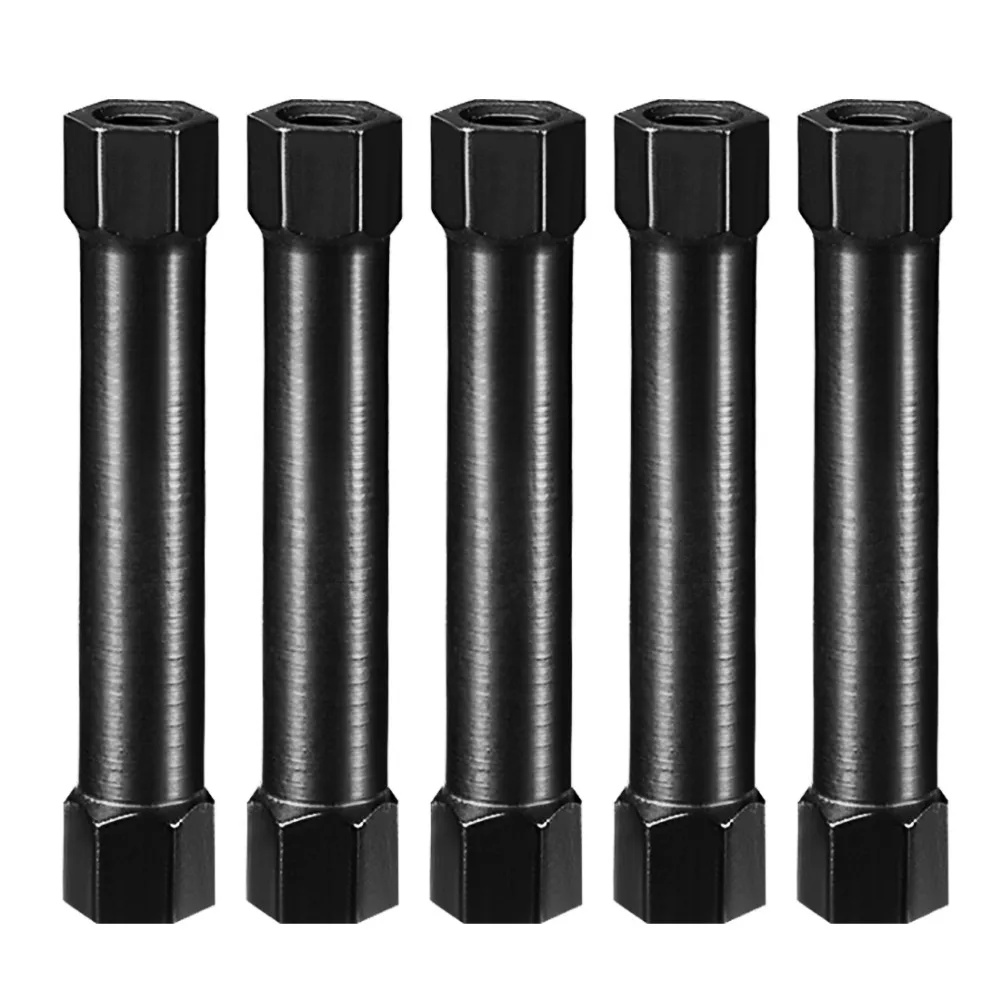 UXCELL 5pcs/lot Hex Aluminum Standoff Spacer Column M3x45mm M3x50mm M3x55mm M3x60mm for RC Airplane FPV Quadcopter CNC Red Black