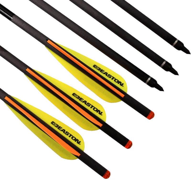 

12pcs 20" Carbon Crossbow Bolt Easton Vane 8.8mm Diameter Arrow Screw Field Point Moon Nock Archery Bow Outdoor Hunting