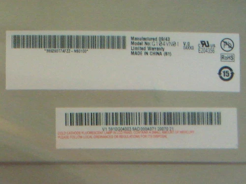 بيع AUO 10.4 بوصة G104VN01 V0 الأصلي A + الصف ضمان 12 شهرًا #2