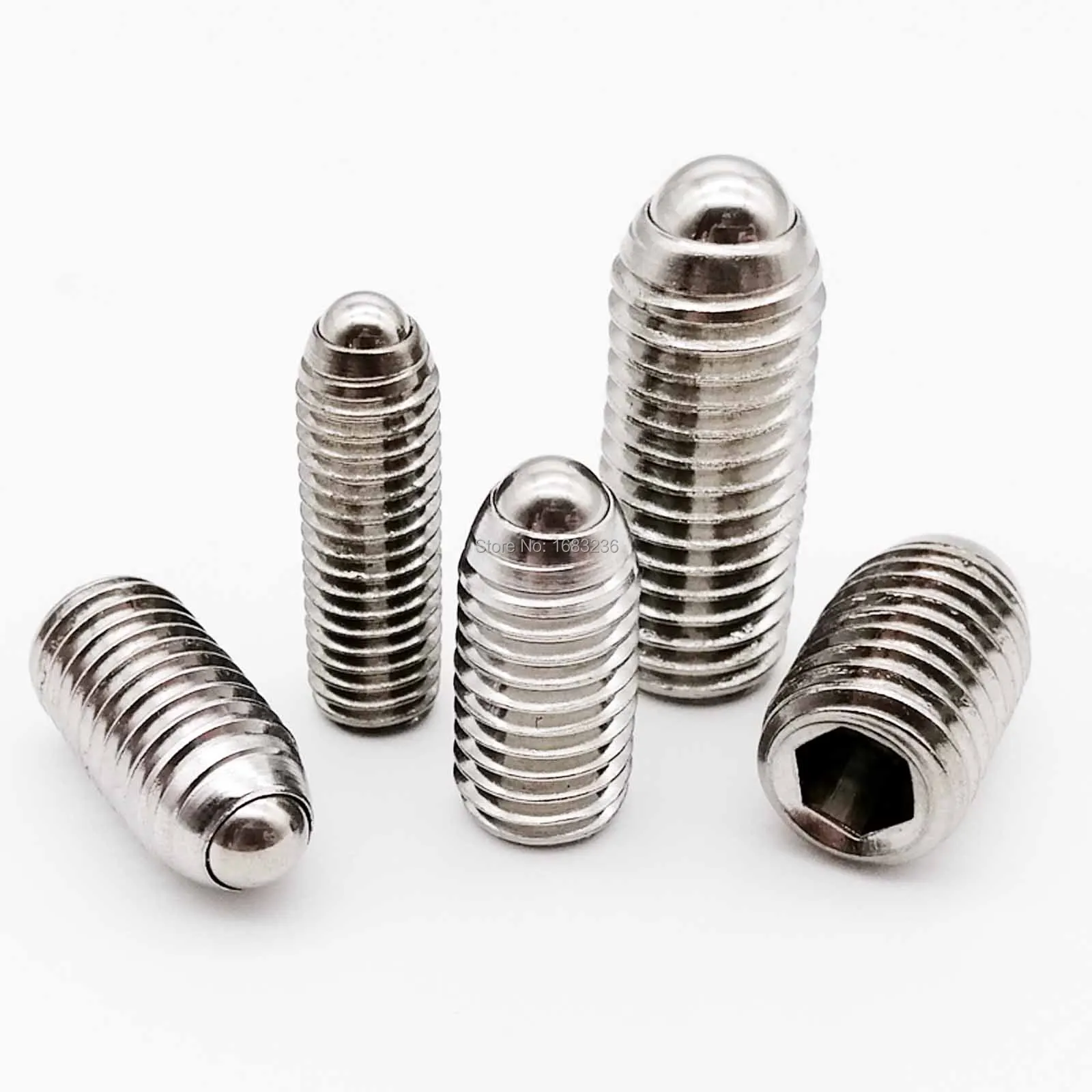 HZYUEGOU M2 M2.5 M3 M4 M5 M6 M8 DIN913 Schwarze 12.9 Stahl-Innensechskantschrauben mit Flachkopf und Endgewinde – Detail 5