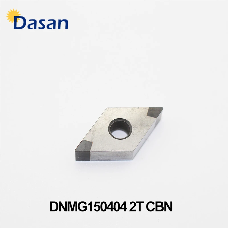 10Pcs Turning Inserts DNMG150404 CBN DNMG150408 2T DNGA CBN PCBN Nitride Tipped Insert CNC Turning Tool use High hardness