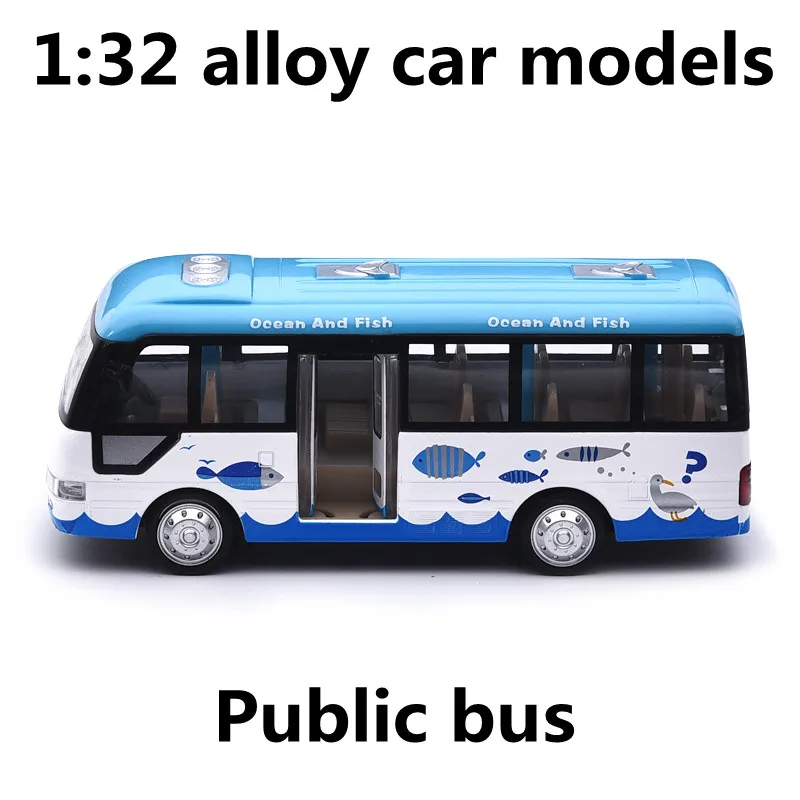 

1 :32 alloy car models,high simulation public bus,metal diecasts, toy vehicles,pull back & flashing & musical,free shipping