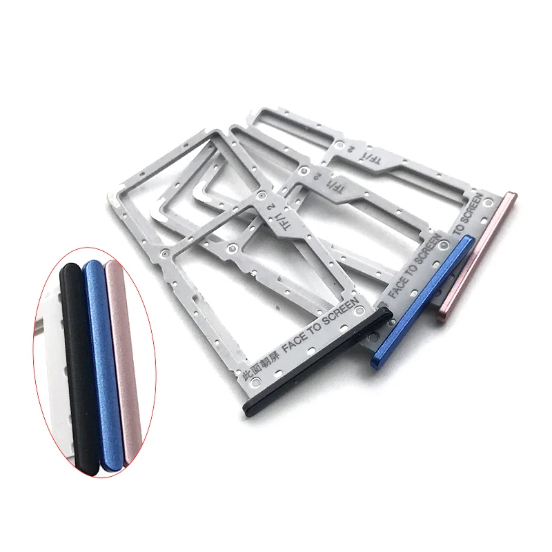 Soporte de ranura de bandeja de tarjeta SIM para Xiaomi Redmi Note 6 Pro, piezas de repuesto con Pin, nuevo