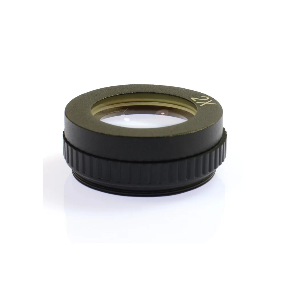 0.5X / 2.0X / 0.3X Barlow Auxiliary Objective Glass Lens For XDC-10A 180X 300X C-MOUNT Lens Industry Video Microscope Camera