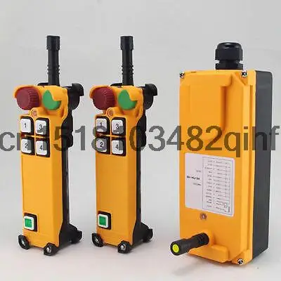 1PCS 2 Motion 1 Speed 2 transmitters Hoist Crane Remote Control System E-Stop