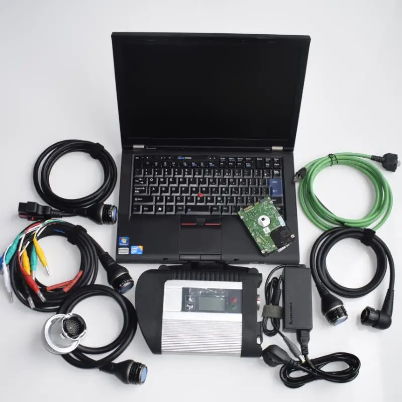 

Mb Star c4 Sd Connect Multiplexer and Cables Laptop t410 i5 4g Software SSD 480GB Full Set Diagnosis Ready to Work