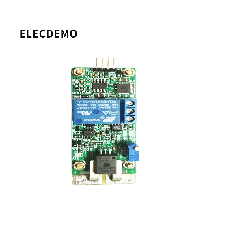 Acs758 Dc Huidige Detectie Module 0-50a Hal Huidige Sensor Module Hoge Precisie 0.1A