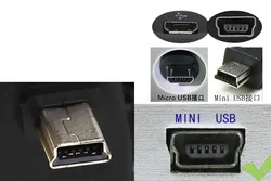Cable Mini USB Retráctil 90° para Cámara Coche MP3/MP4