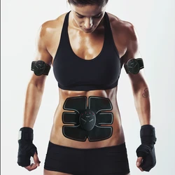 Durable Abdominal Smart Stimulator Training Fitness Gear Muscle Abdominal Exerciser Toning Belt Battery Abs Fit High Quality