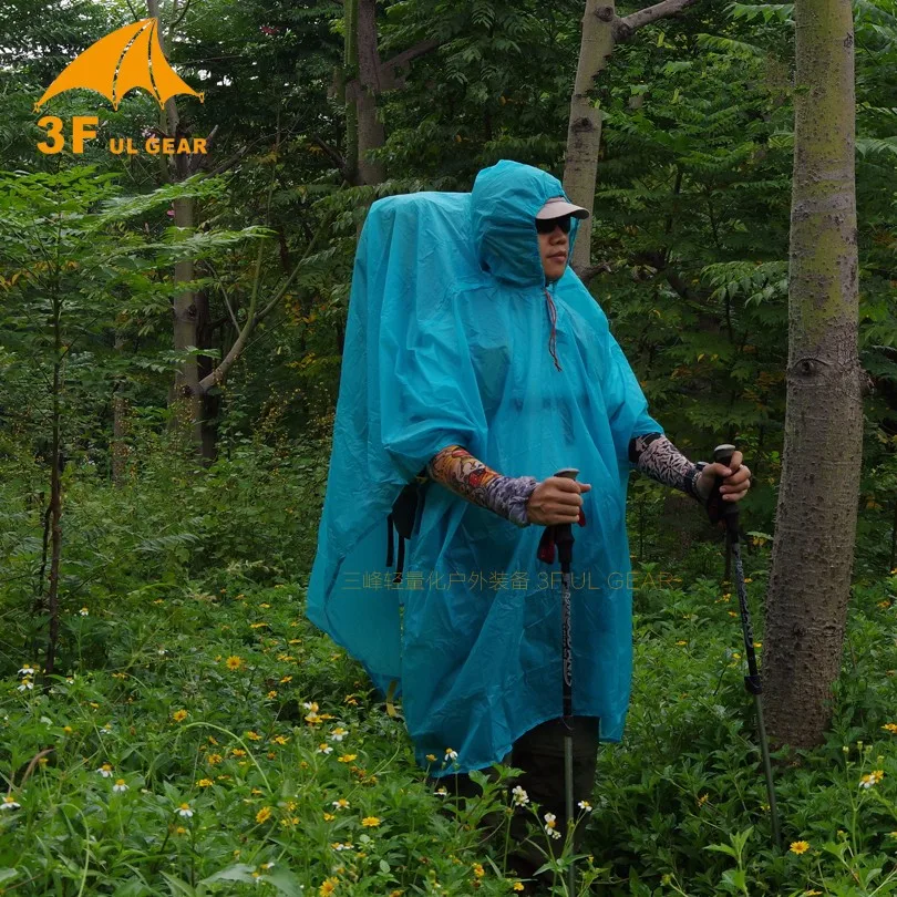 3F UL GEAR Single Person Ultralight Hiking Cycling Raincoat Outdoor Awning Camping Mini Tarp Sun 3F UL GEAR Single Person Ultralight Hiking Cycling Raincoat Outdoor Awning Camping Mini Tarp Sun
