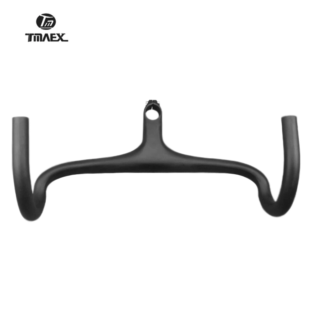 Integrated Road Bike Handlebar with Stem, Super Light, 100% Full Carbon Fiber, Cycling Parts, New Model