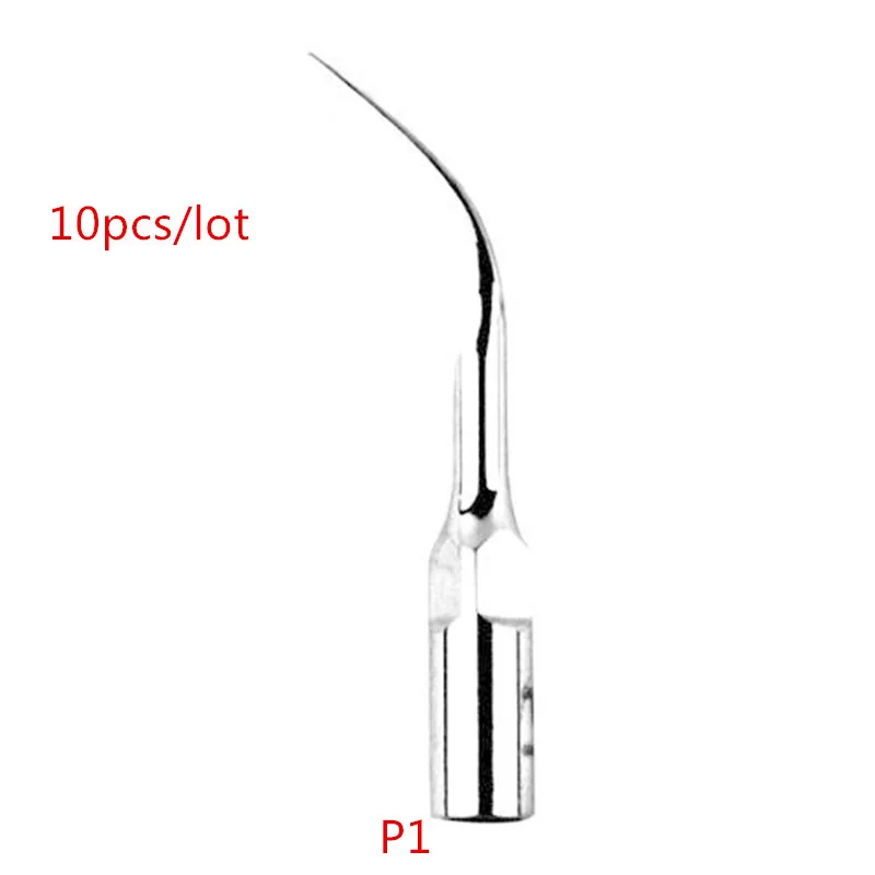 10Pieces P1 Dental Ultrasonic Scaler Scaling Tips Handpiece fit EMS Woodpecker UDS