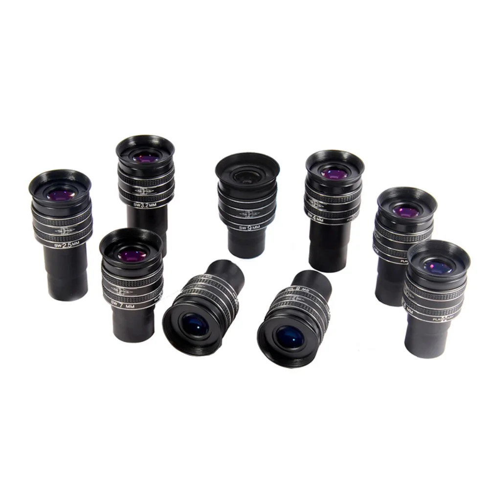 AQUILA Telescope TMB Eyepiece 2.5mm/3.2mm/4mm/5mm/6mm/7mm/7.5mm/8mm/9mm Planetary II FOV 58 Degree Wide Angle 1.25inch