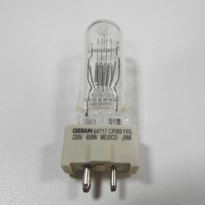 Para 2 PSCV Osram 64717 230 V 240 V 650 W FRM CP/89 halógena pantalla óptica lámpara el nuevo portal 54490 230V650W 240V650W GY9.5 bombilla