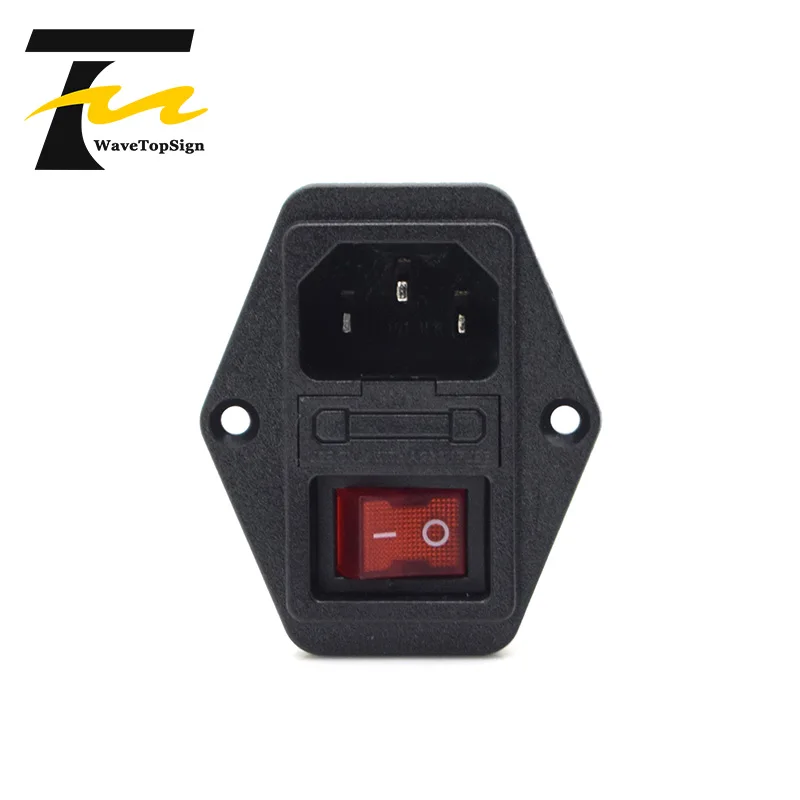 WaveTopSign CANNY WELL Power EMI Filter CW2B-3A 6A 10A-T CANNY WELL EMI с кулисным переключателем + разъем