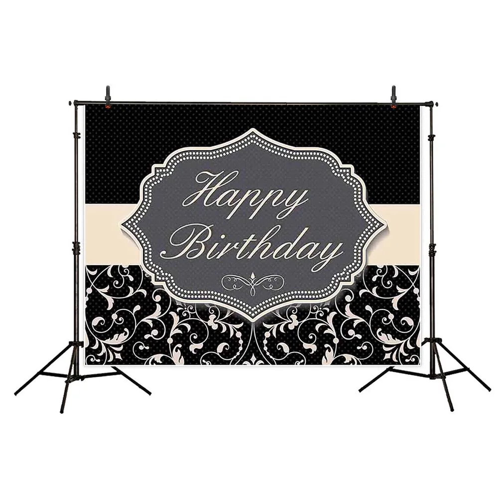 Фотофон Funnytree с элегантным цветочным узором на день рождения, романтическая свадебная рамка, Фотофон для студийной фотосъемки