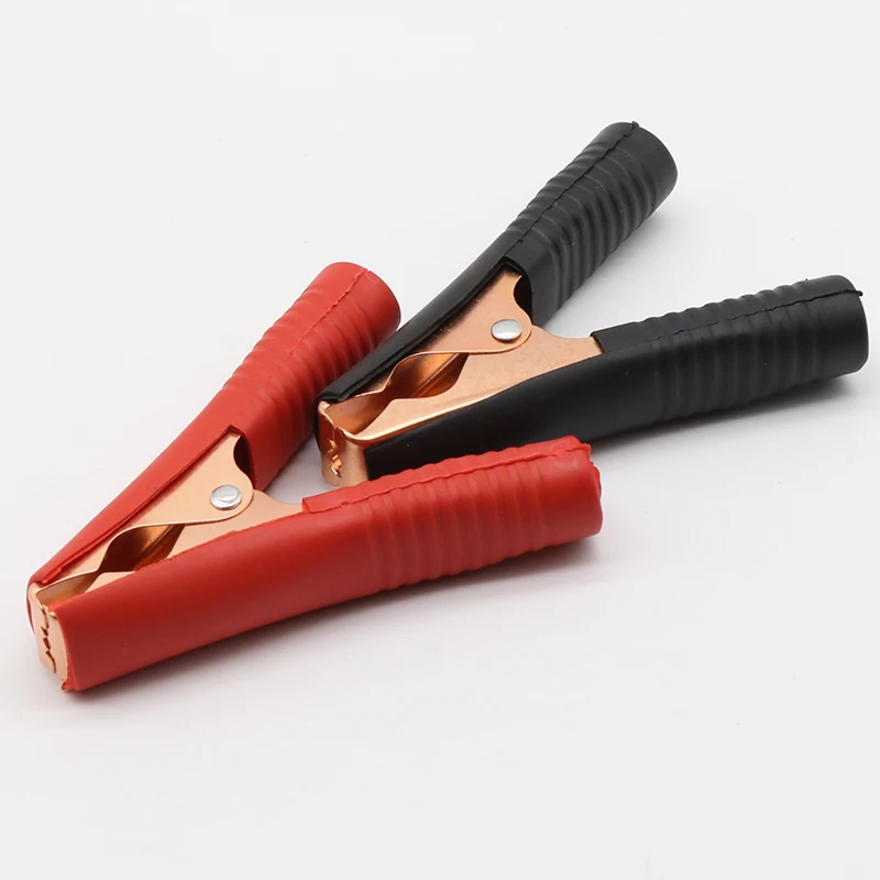 Promotion! Car Alligator Clips Battery Clamps Crocodile Clip 100A Red+Black