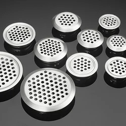 10pcs/lot Wardrobe Cabinet Mesh Hole Air Vent Louver Ventilation Cover Stainless Steel Cutting hole Dia.19mm/25mm/29mm/35mm/53mm