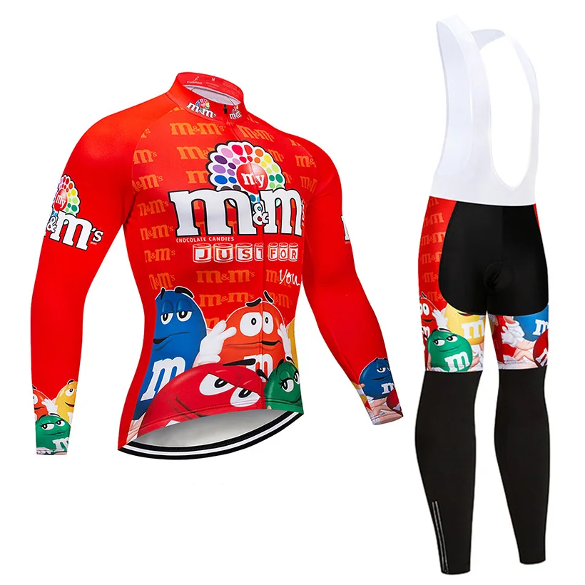 2022 Funny Cycling Jerseys Set Bicycle Wear Clothes Bike Clothing Ropa Ciclismo MTB Uniform Quick-Dry Mens Long Maillot Culotte