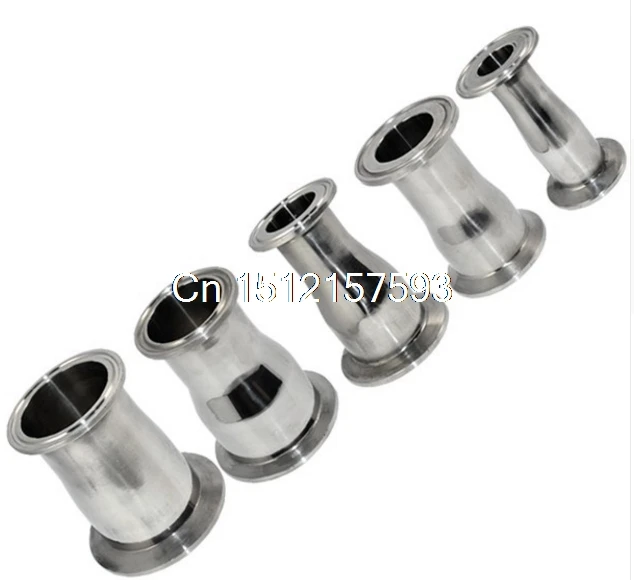 

76MM to 51MM 3" to 2" Sanitary Ferrule Reducer Fitting SS304 to Tri Clamp NEW