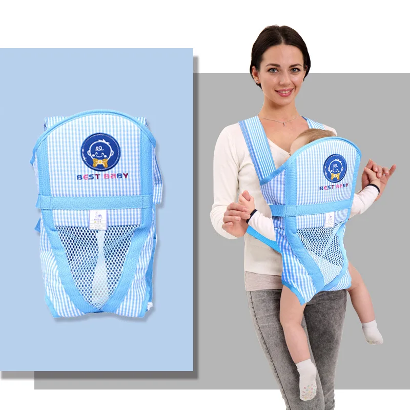 A Level Baby Backpacks & Carriers 3 in 1 Ergonomic Baby Carrier Newborn Baby Sling Breathable Front Facing Baby Wrap Summer Girl