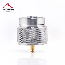 Large entrée de petit réservoir de gaz propane EN417, 1 lb, sortie de Valve cylindrique, poêle de camping en plein air, cylindre de conversion, adaptateur de cartouche gpl