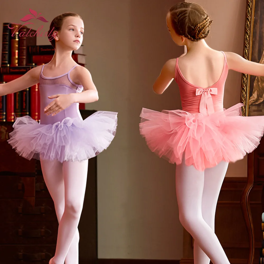 Le ragazze di Balletto Vestito Tutu Dancewear Body Vestito Da Ballo Della Ragazza tutu Costumi Bambini Ballerino di Abbigliamento Per La Ballerina di Abilità