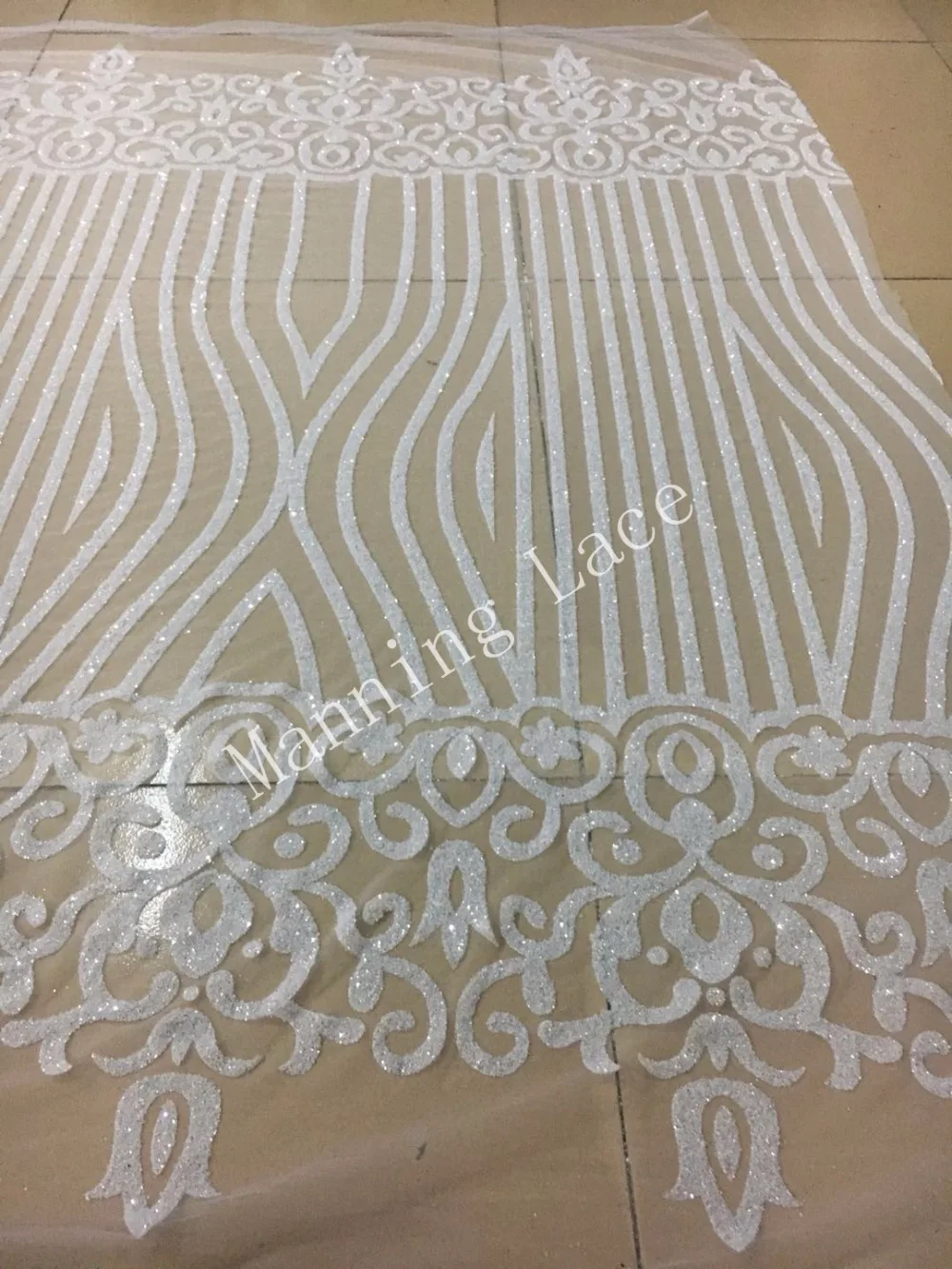 

Latest design Swiss embroidery lace special flash material suitable for wedding dress/Evening Dress/performance clothing fabric