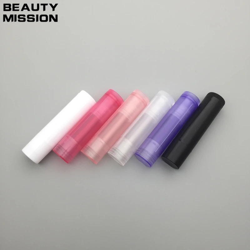 

100 Pcs/lot 5g 5ml Lipstick Tube Lip Balm Containers Empty Cosmetic Containers Lotion Container Glue Stick Clear Travel Bottle