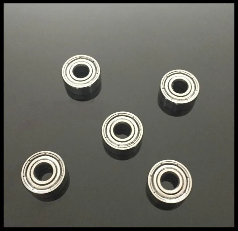 10pcs/Lot R3ZZ 4.762*12.7*4.978mm High Precision Miniature Deep Groove Ball Bearing Brand New