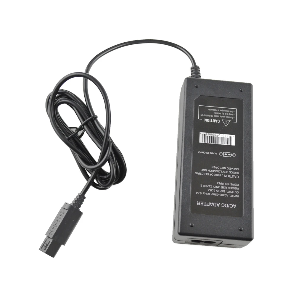 50 PCS a lot UK Plug AC adapter 100-240 power supply Adapter for Gamecube/NGC console with power cable/cord