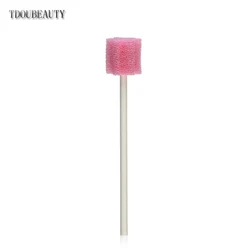 Tdoubeauty 100 pçs de cotonete de esponja descartável rosa para uso de limpeza clínica oral frete grátis